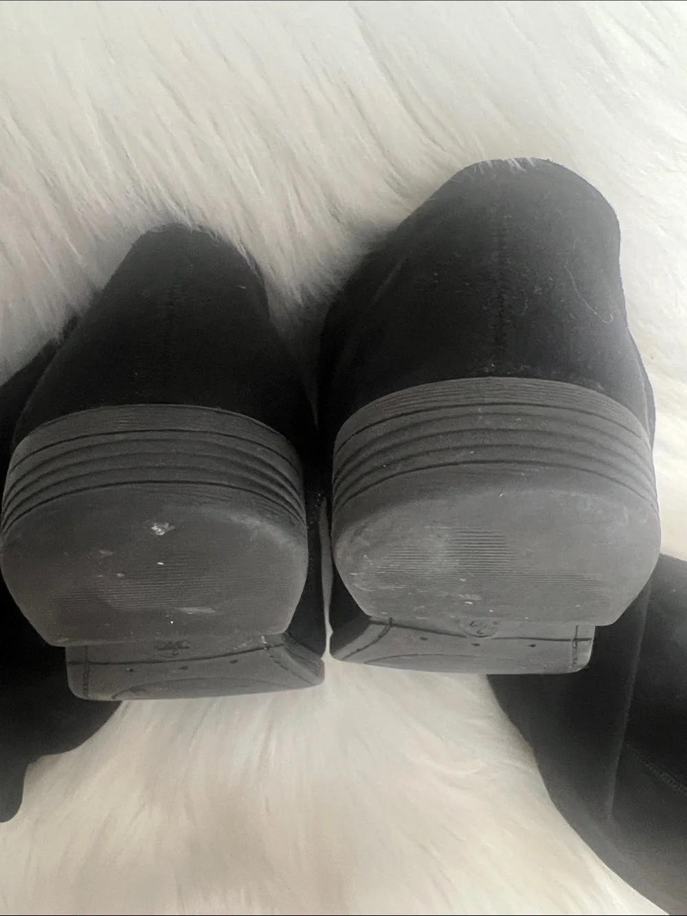 Bamboo Classic Black Over-the-Knee Women's Suede Boots